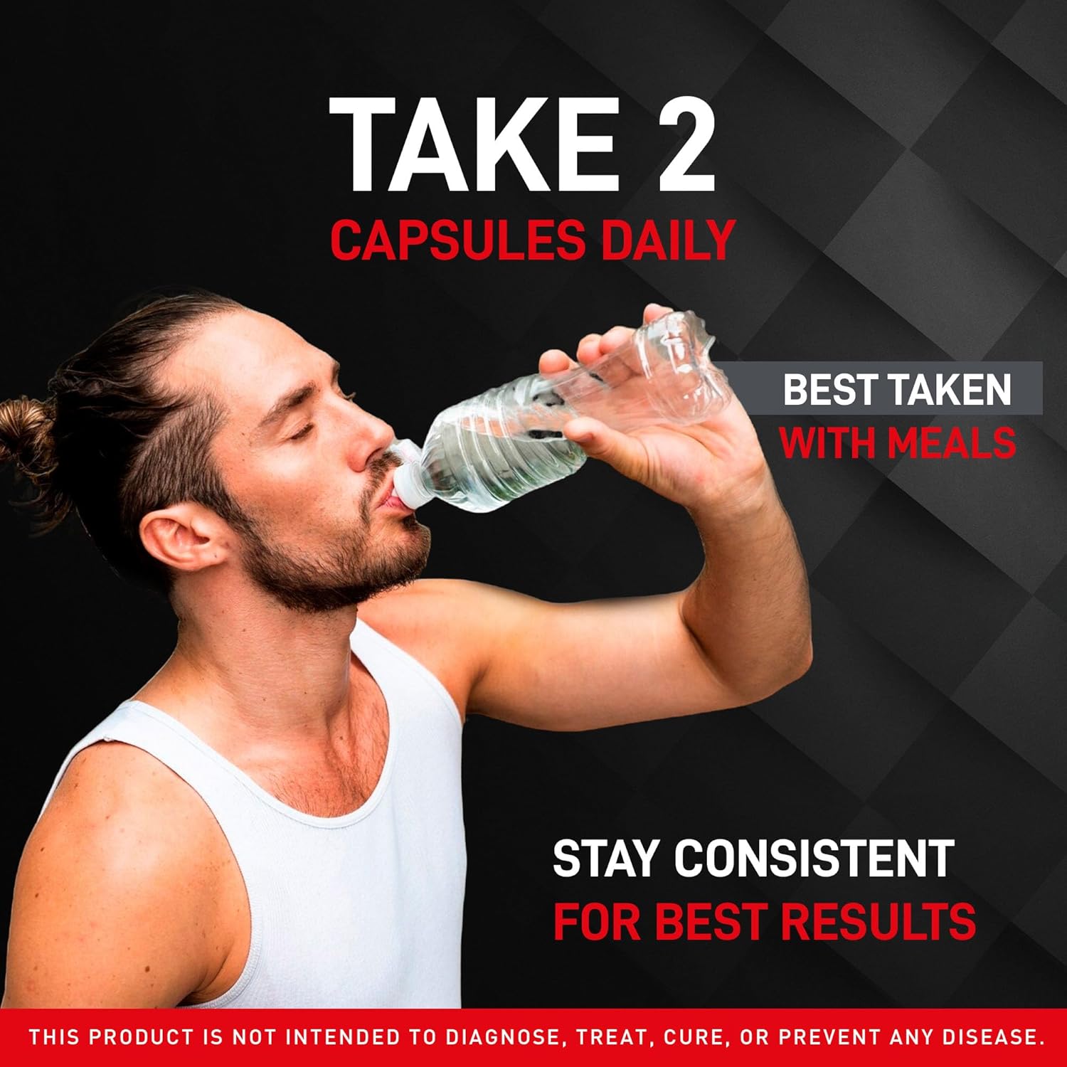 Men's Vital Prime Supplement - Advanced Formula Capsules for 1 Month