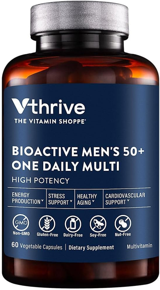 Men's Vthrive Once-Daily Bioactive Multivitamin - 60 Vegetarian Capsules