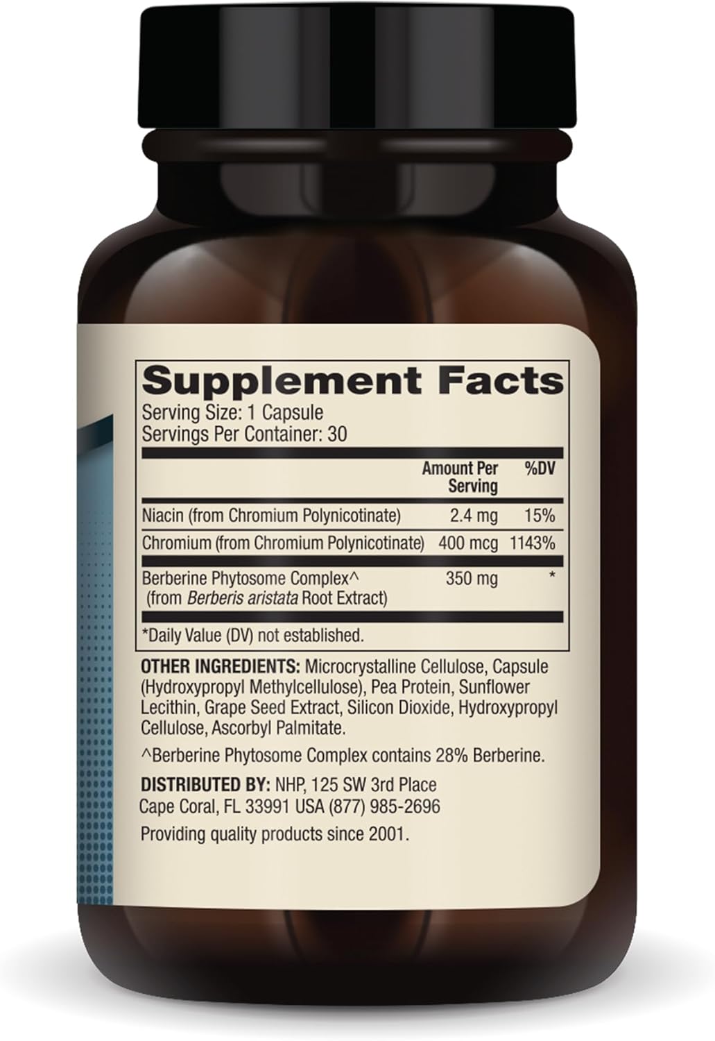 Mercola Biothin Berberine with Chromium Capsules - 30 Servings for Healthy Metabolism, Non-GMO Dietary Supplement