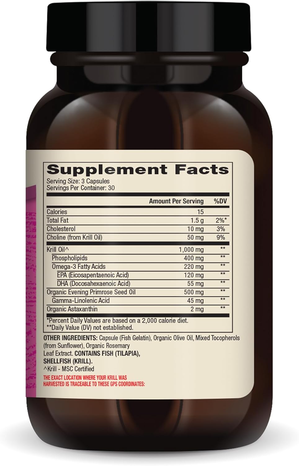 Mercola Krill Oil for Women - 90 Capsules with Astaxanthin & Evening Primrose Oil - Hormonal Support & Non-GMO Dietary Supplement