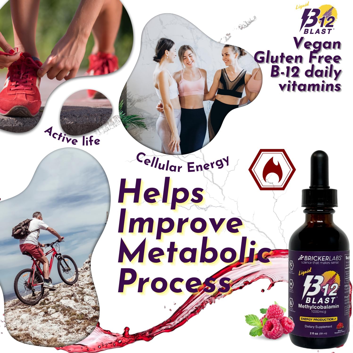 MetaboBoost Duo: 7-Keto DHEA Fat-Burning Support & B12 Blast Energy Vitamins