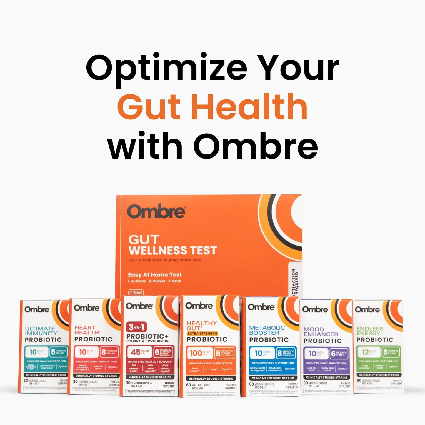 Metabolic Boost Probiotic Supplement for Energy, Weight Management, and Gut Health - 10 Billion CFU, Vegan - 30 Servings