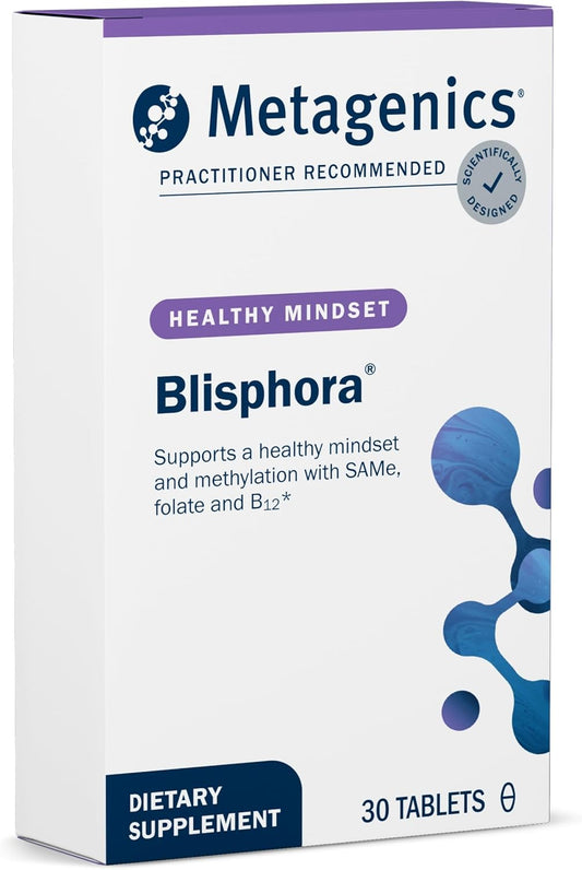 Metagenics Blisphora - Methylation Support Supplement with Vitamin B12, Folate, and SAMe - Non-GMO and Gluten-Free - 30 Tablets