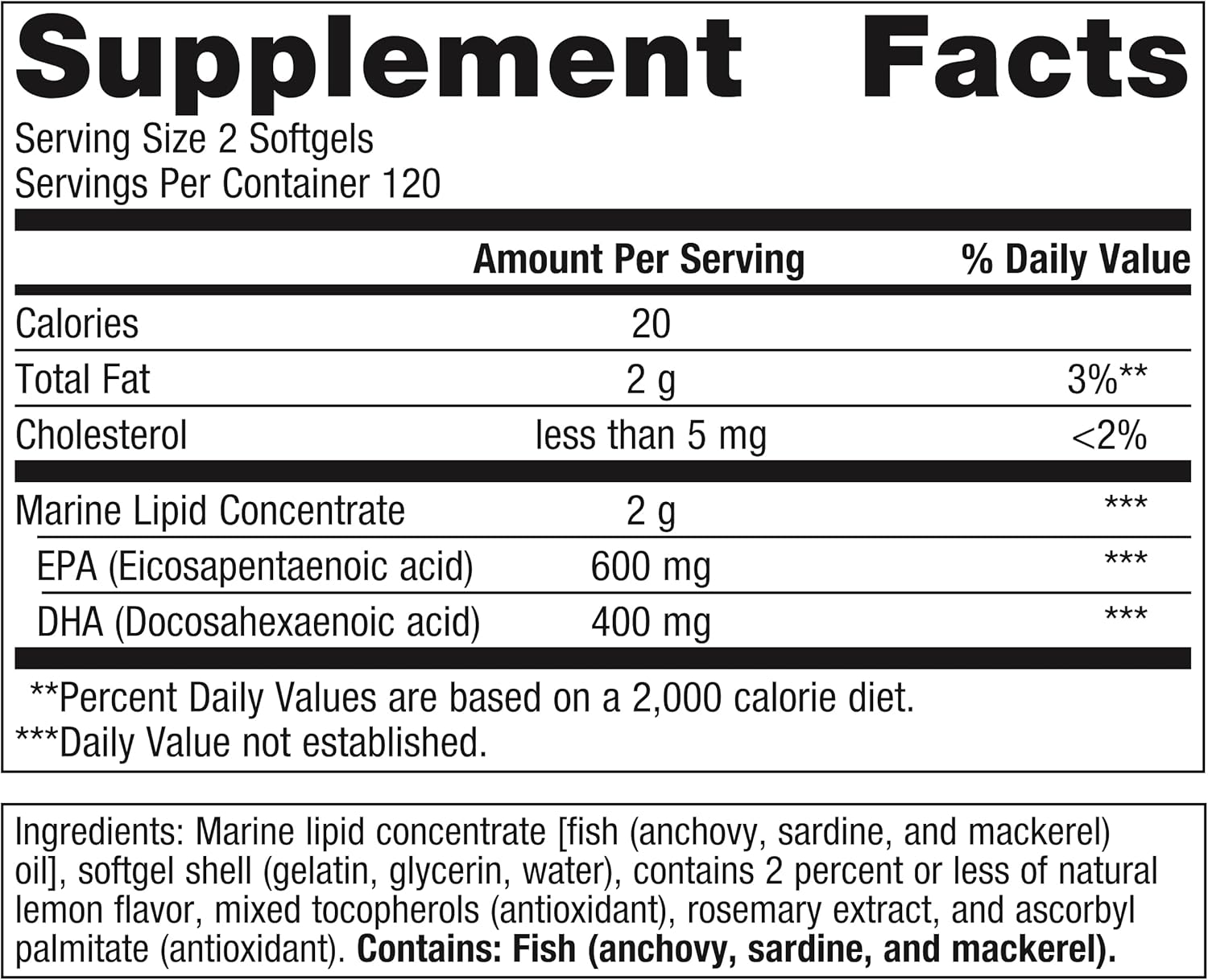 Metagenics OmegaGenics EPA-DHA 500 Fish Oil Capsules - Promotes Heart Health - High Potency EPA DHA - Non-GMO, Gluten-Free - 240 Softgels