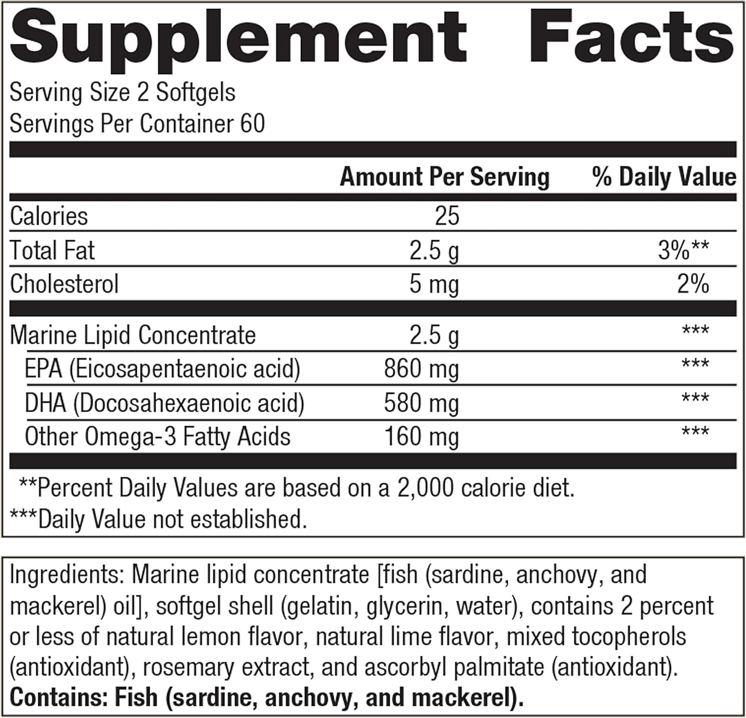 Metagenics OmegaGenics Fish Oil EPA-DHA 720 - Omega-3 Supplement for Heart, Musculoskeletal, & Immune Health - 120 Softgels