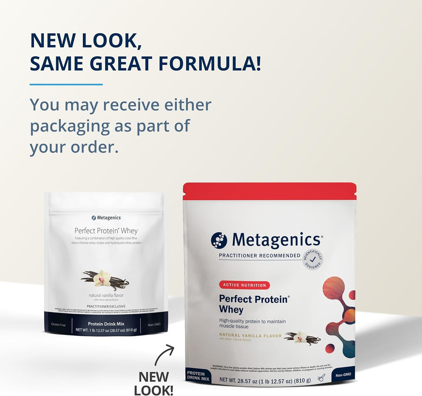 Metagenics Perfect Protein Whey Vanilla - 30 Servings - High-Quality Whey Isolate & Hydrolyzed Protein