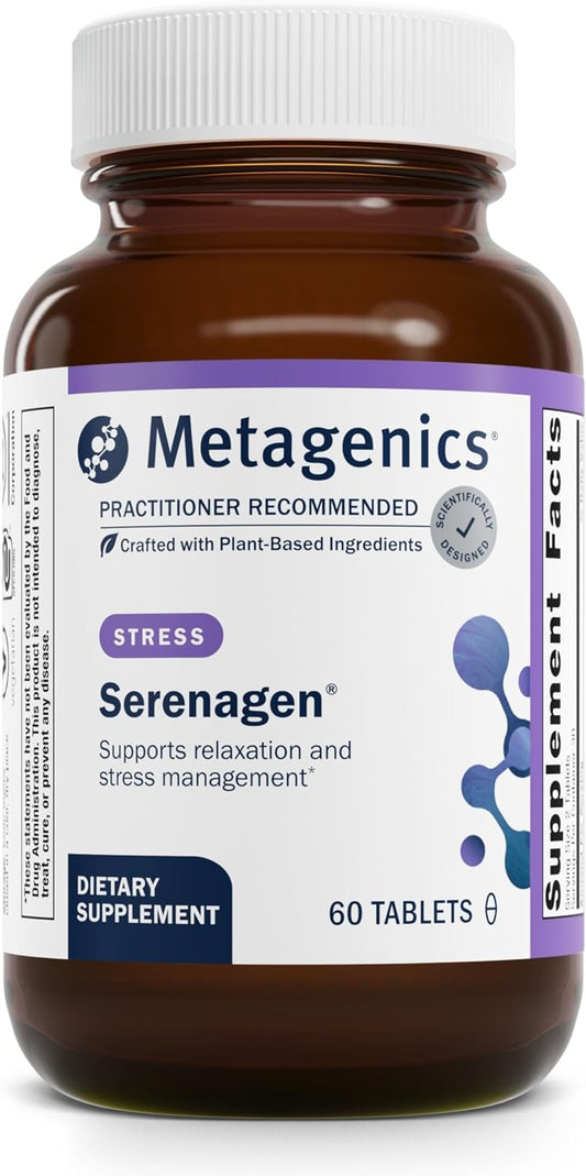 Metagenics Serenagen Stress Management Formula with Asian Ginseng Root - 60 Tablets