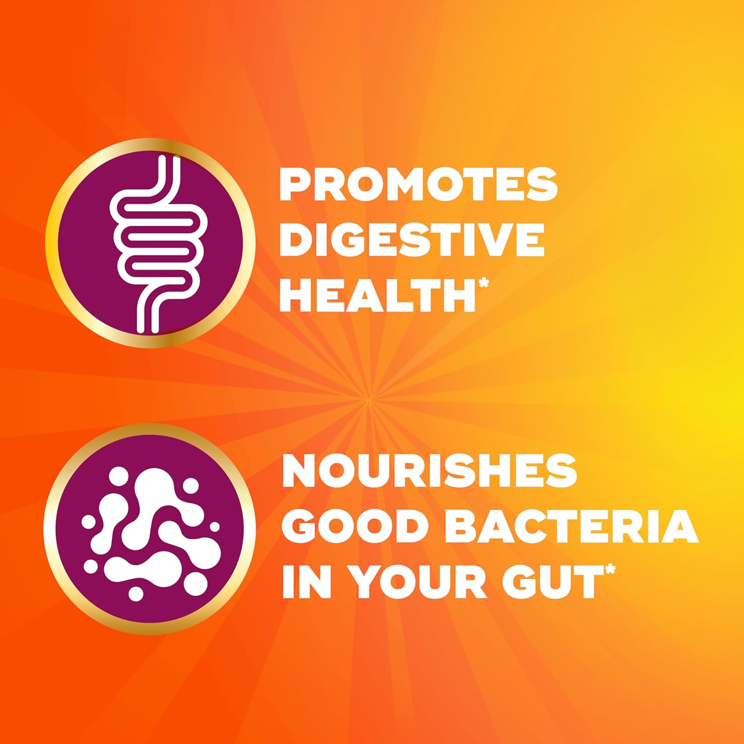 Metamucil Adult Fiber Gummies - Orange Flavor, 5g Plant-Based Prebiotic Blend, 72 Count, Sugar-Free