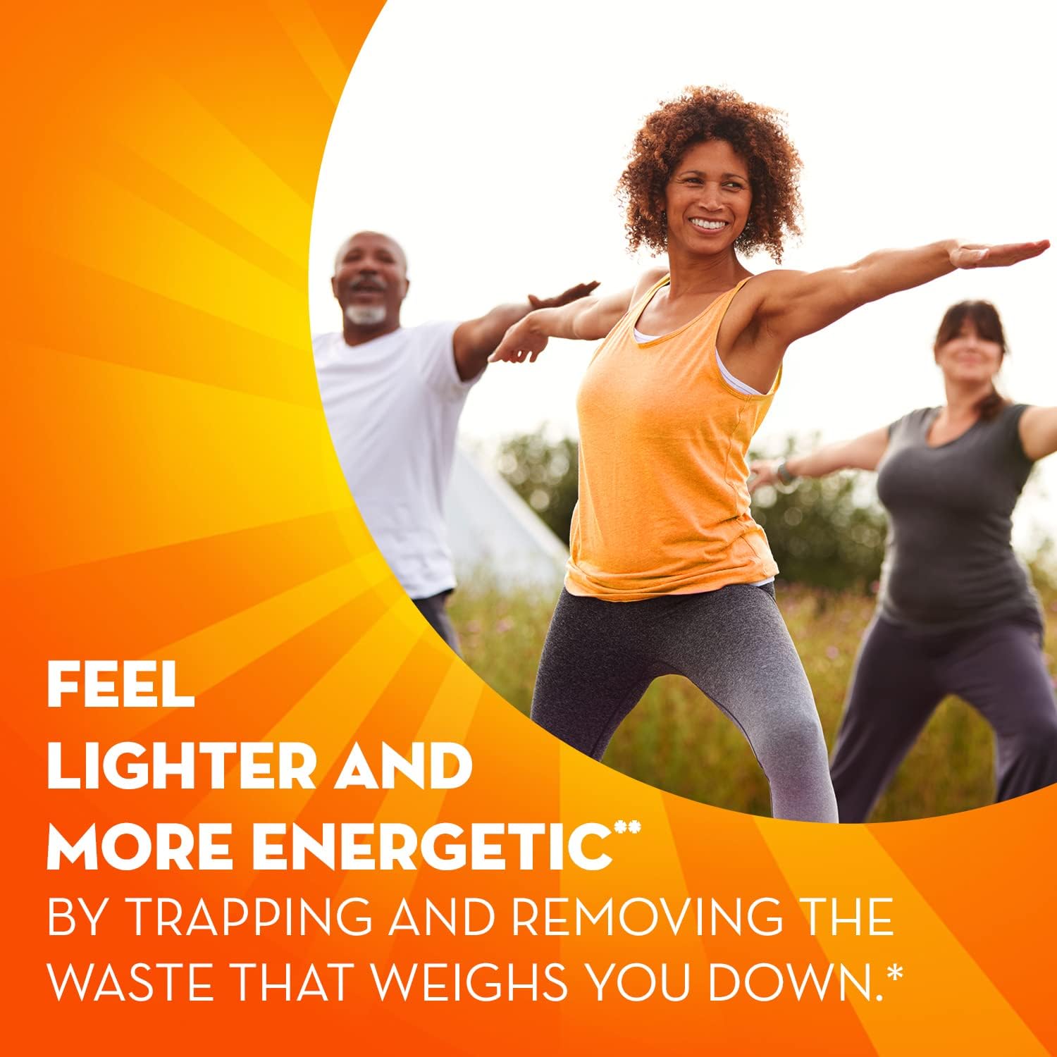 Metamucil On-The-Go Sugar-Free Orange Fiber Drink Packets for Digestive Health - 44 Pack.