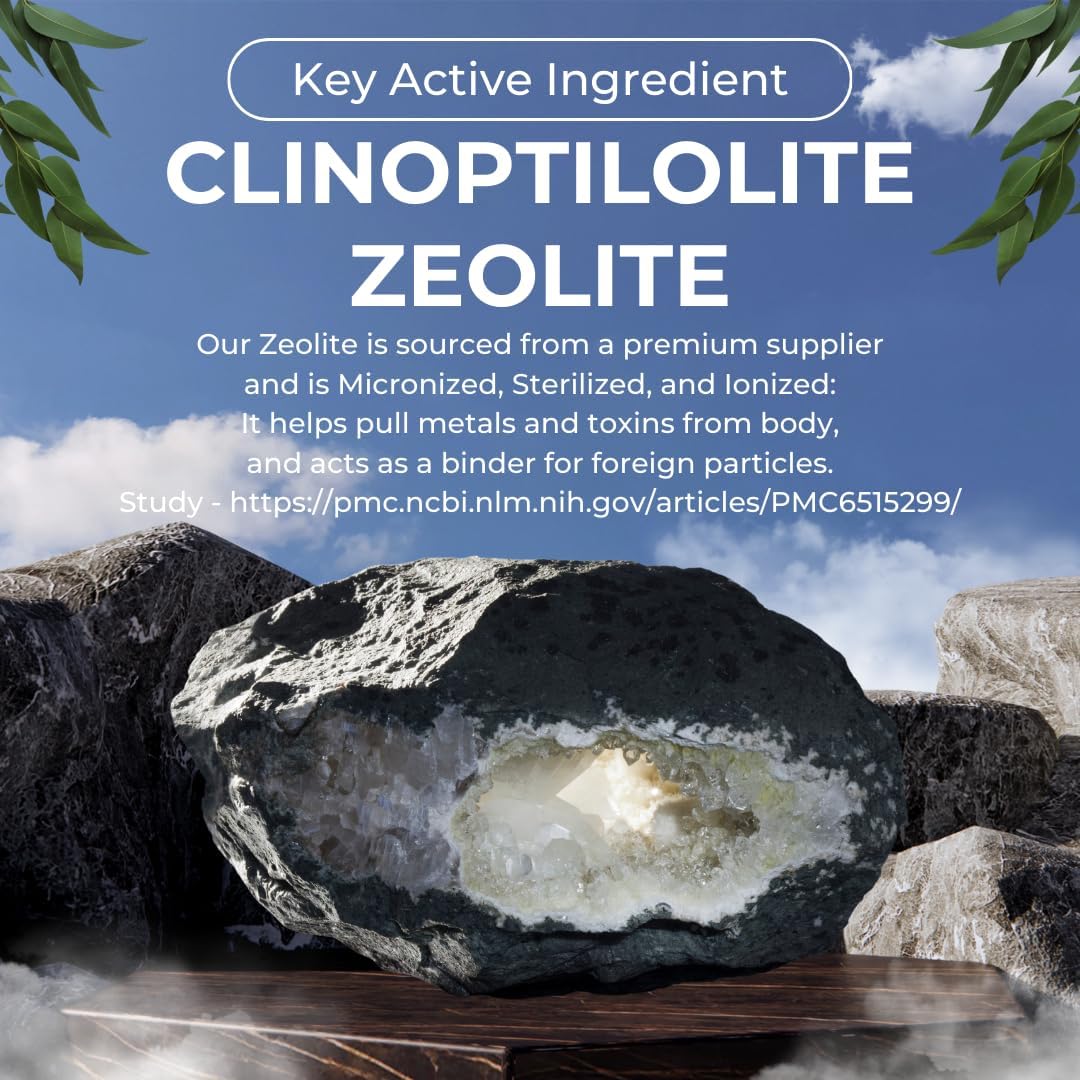 Methylene Blue Capsules with Zeolite, Nattokinase, Turmeric, Bromelain, and NAC - Dr. McCullough Inspired Cleansing Formula