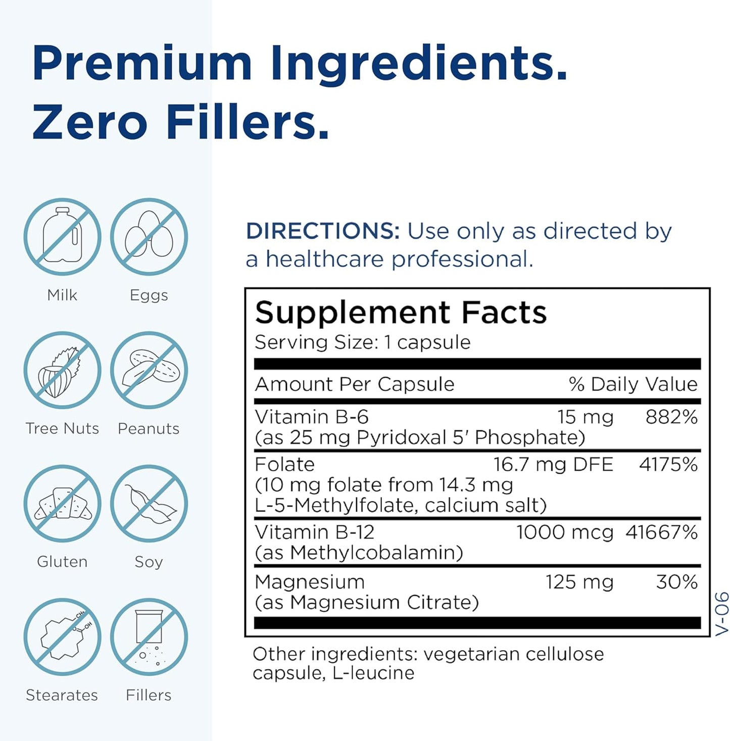 MethylPro L Methylfolate 10mg + Cofactors - Optimal Metabolism Support Supplement with Magnesium Citrate, Vitamin B6, and B12 - Homocysteine Balance - 30 Capsules