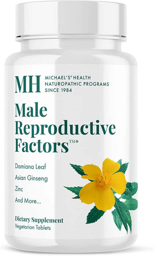 Michael's Health Male Fertility Support - 60 Vegetarian Tablets - Nutrients for Reproductive Health - Kosher - 20 Servings