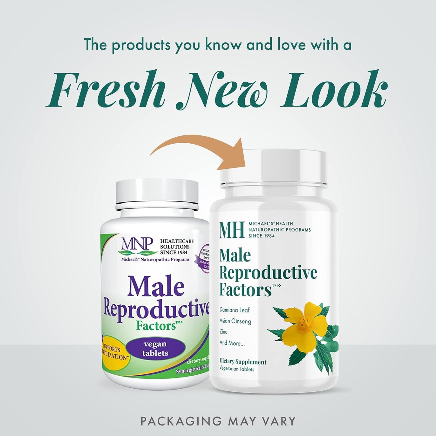 Michael's Health Male Fertility Support - 60 Vegetarian Tablets - Nutrients for Reproductive Health - Kosher - 20 Servings