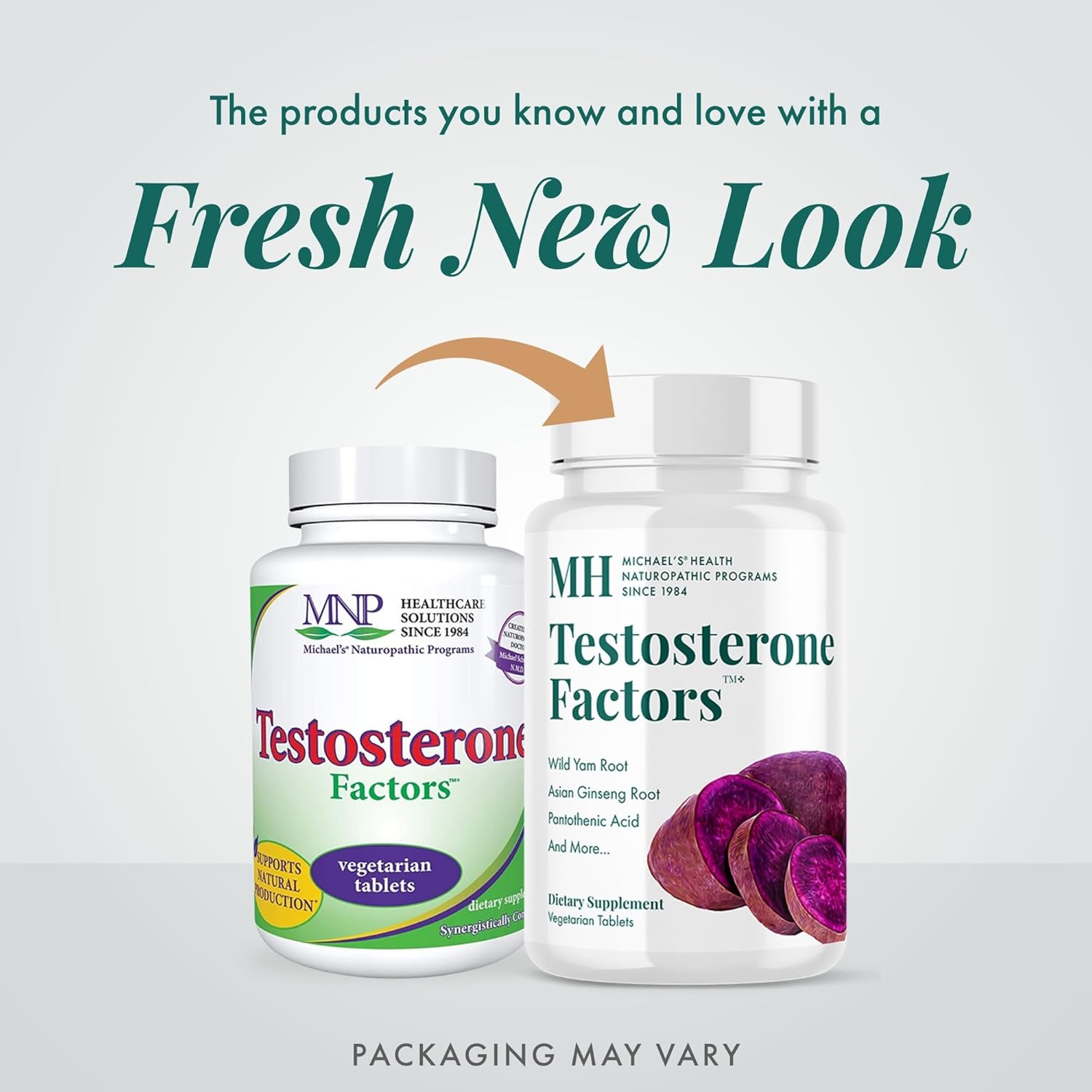 MICHAEL'S Health Testosterone Factors Supplement - 120 Vegetarian Tablets - Supports Testosterone Production - Kosher - 60 Servings