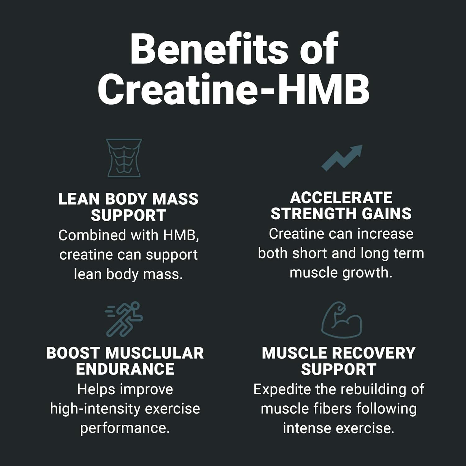 Micronized Creatine HMB Powder with Vitamin D3 - Premium Creatine Butyrate Supplement for Women & Men