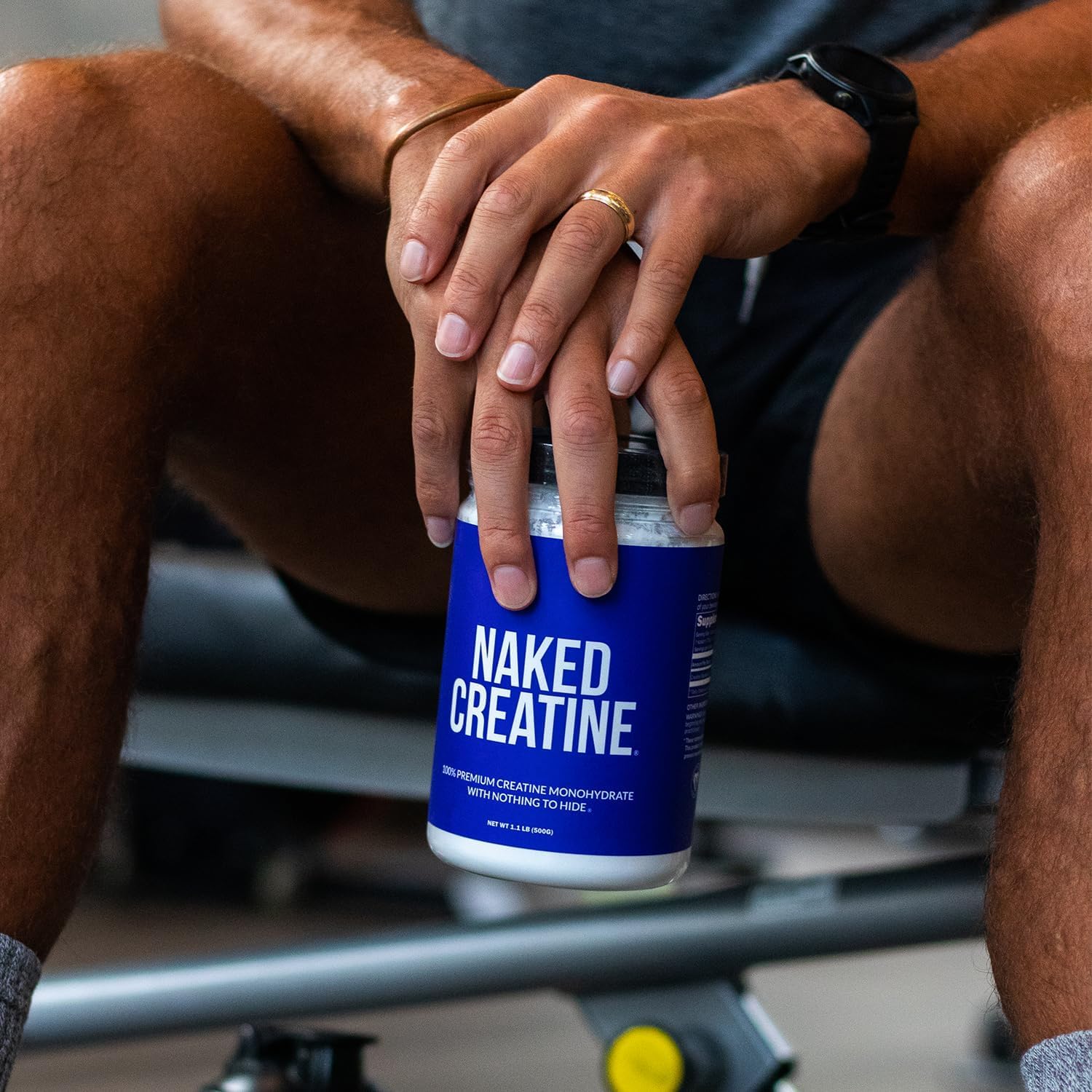 Micronized Creatine Monohydrate Powder - 100 Servings, 500g, Vegan, Non-GMO, Gluten/Soy Free - Boost Strength Naturally
