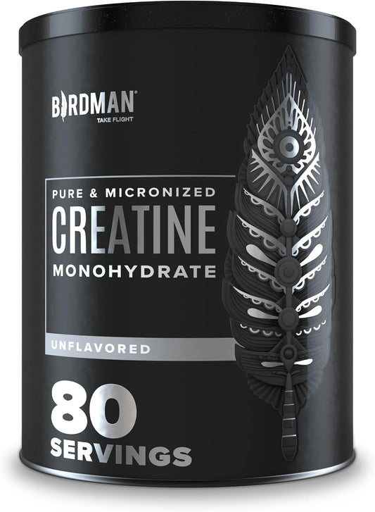 Micronized Creatine Monohydrate Powder for Muscle Recovery, Pre/Post Workout, Vegan, Gluten & Sugar Free - 80 Servings, 0.8lb
