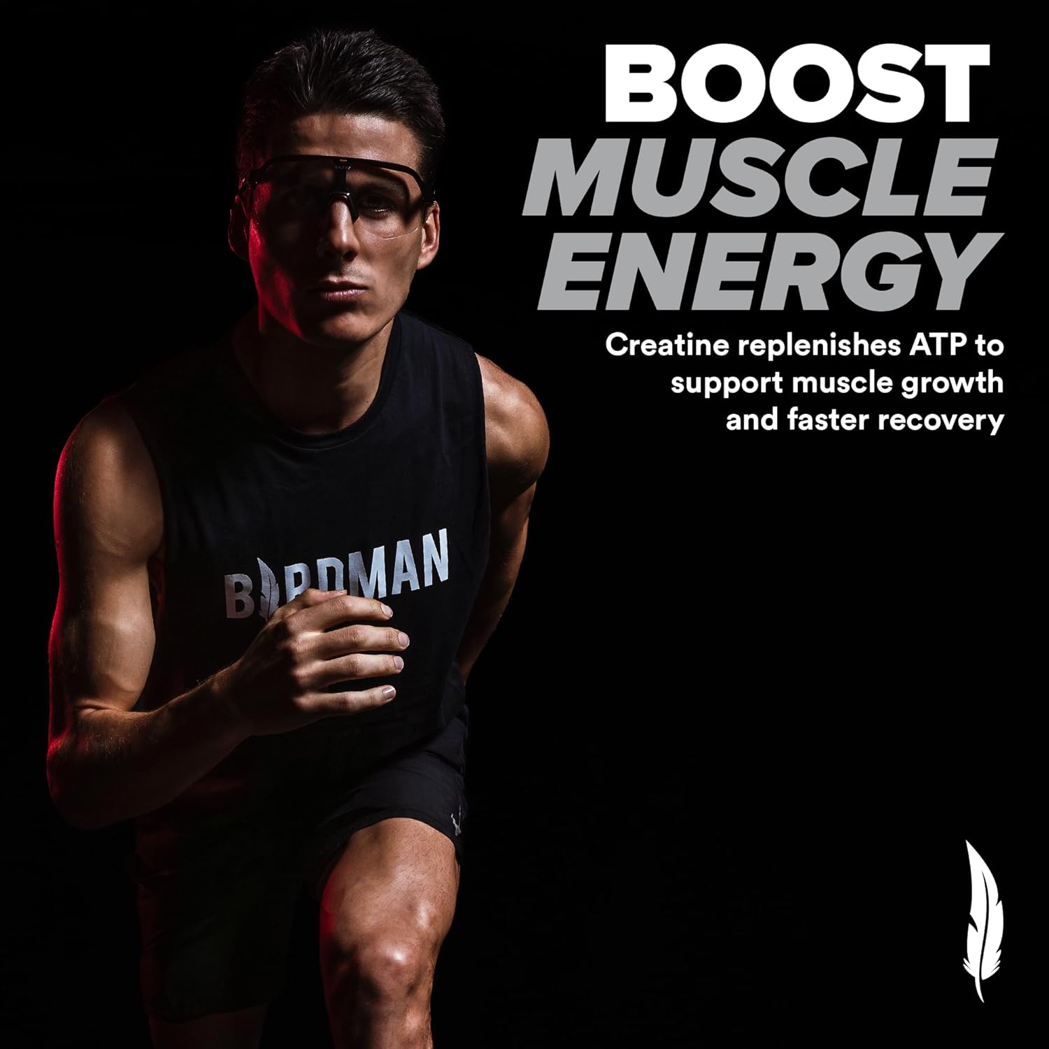 Micronized Creatine Monohydrate Powder for Muscle Recovery, Pre/Post Workout, Vegan, Gluten & Sugar Free - 80 Servings, 0.8lb