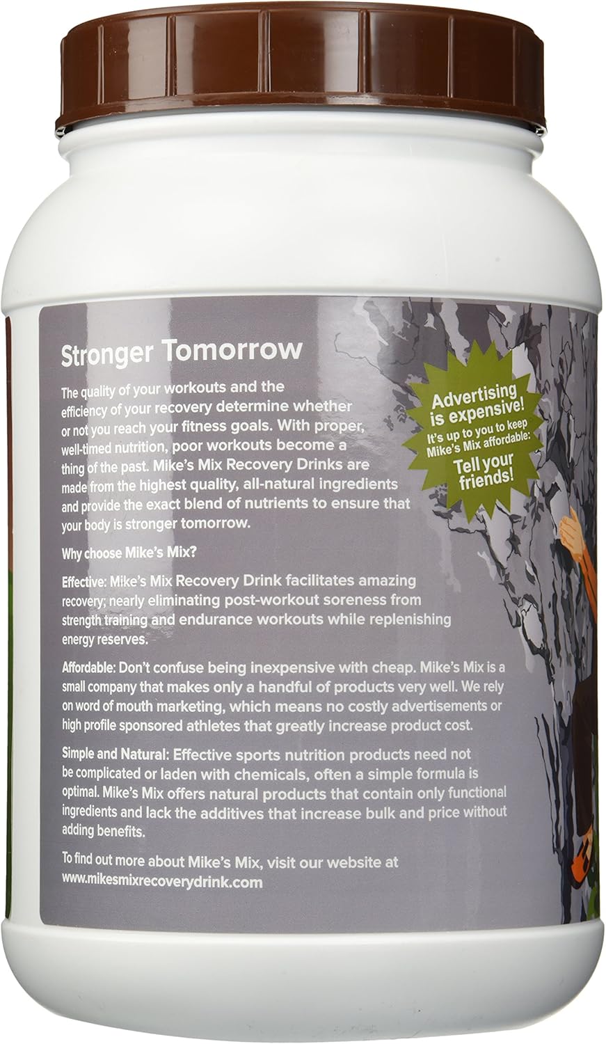 Mike's Mix Recovery Drink - Chocolate Flavor, 4lb Container (26 Servings)