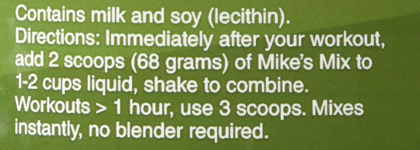 Mike's Mix Recovery Drink - Chocolate Flavor, 4lb Container (26 Servings)