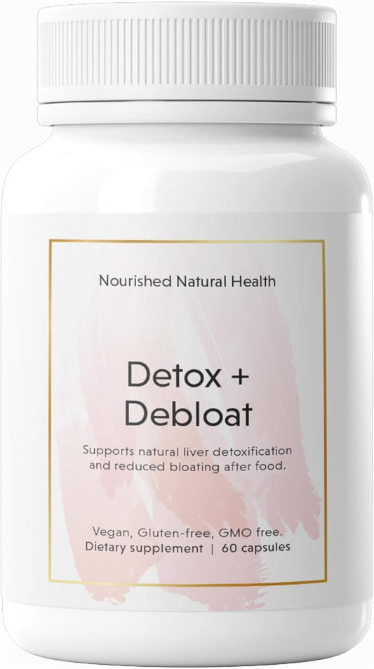 Milk Thistle & Dandelion Root Detox Capsules for Women - Bloating Relief & Digestion Support - 60 Vegan Supplements for Natural Health