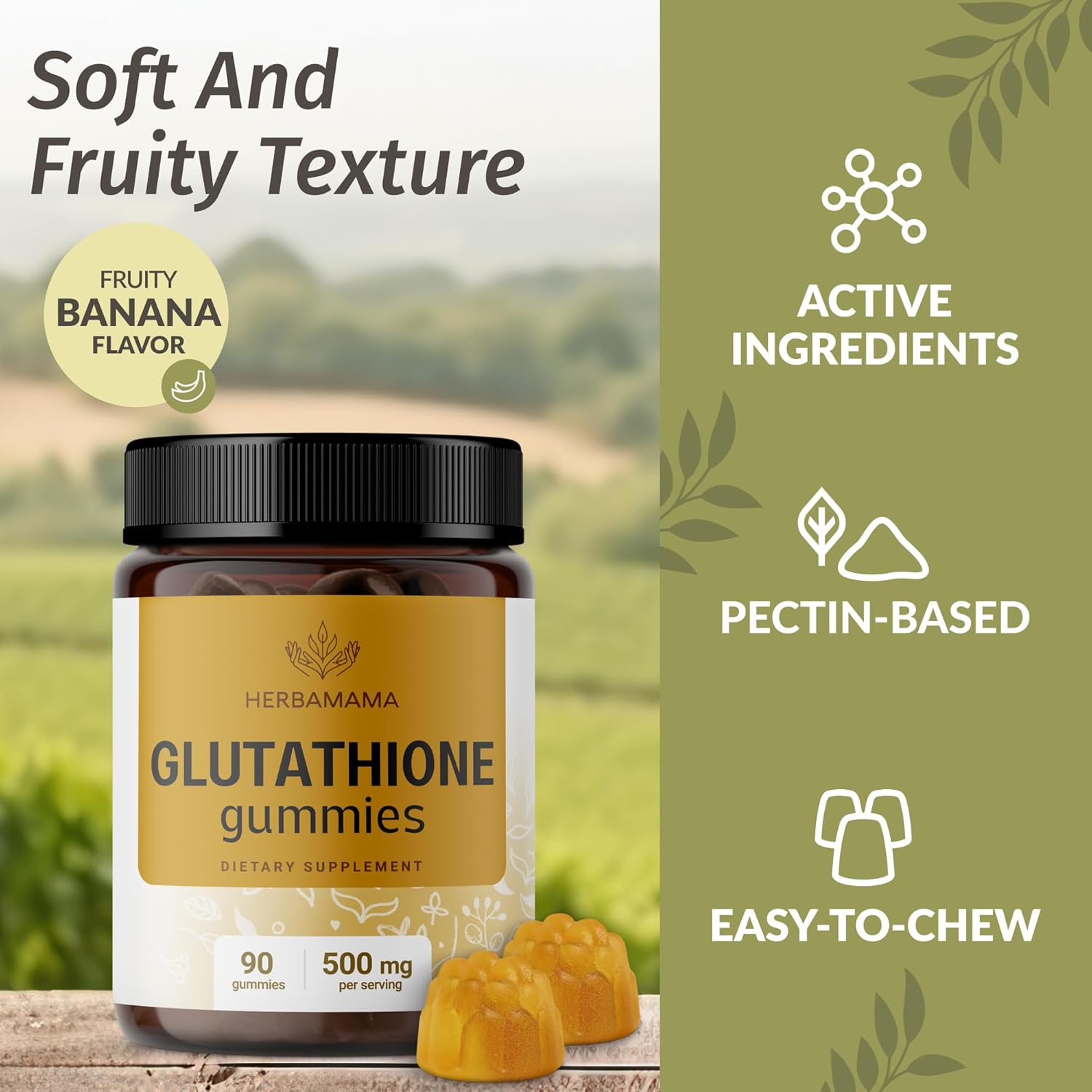 Milk Thistle Extract and Glutathione Gummies Bundle - Vegan, Non-GMO, Alcohol-Free - 2 Pack