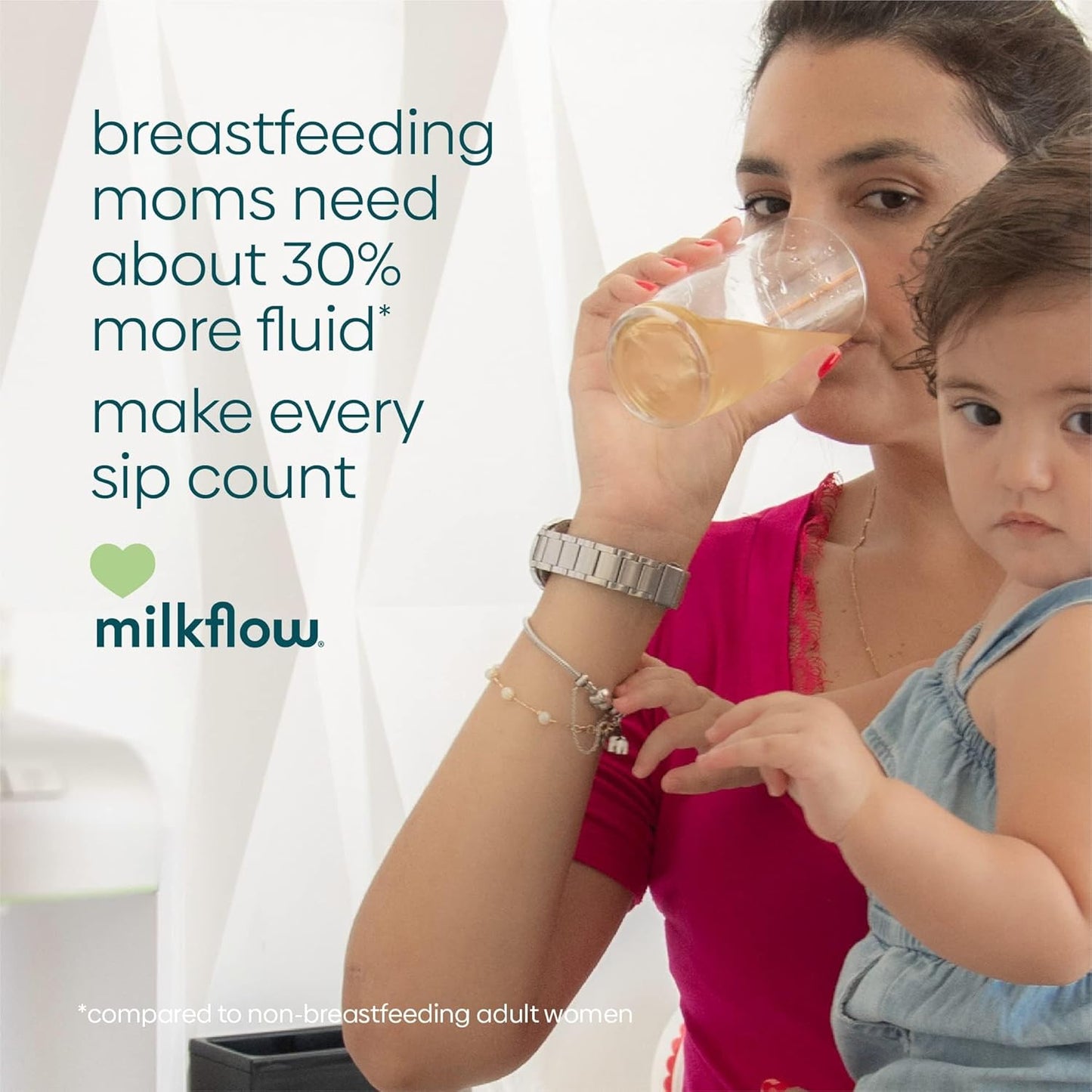Milkflow Immune Support Breastfeeding Drink Mix with Fenugreek - Orange Mango Flavor - 16 Packets - Boost Breast Milk Supply