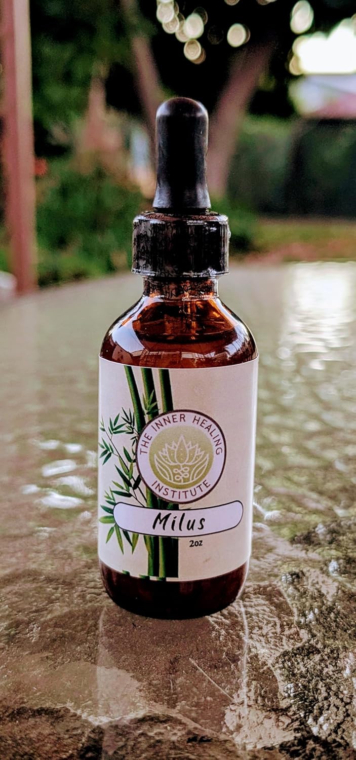 Milus 2oz Tincture: Oral Drops Supplement for Liver & Immune Support, Antioxidant for Heart Health, Nervous System, and Allergies
