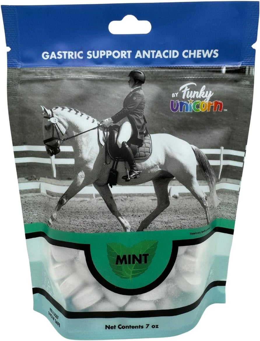 Mint Flavored Funky Unicorn Antacid Chews for Gastric Support