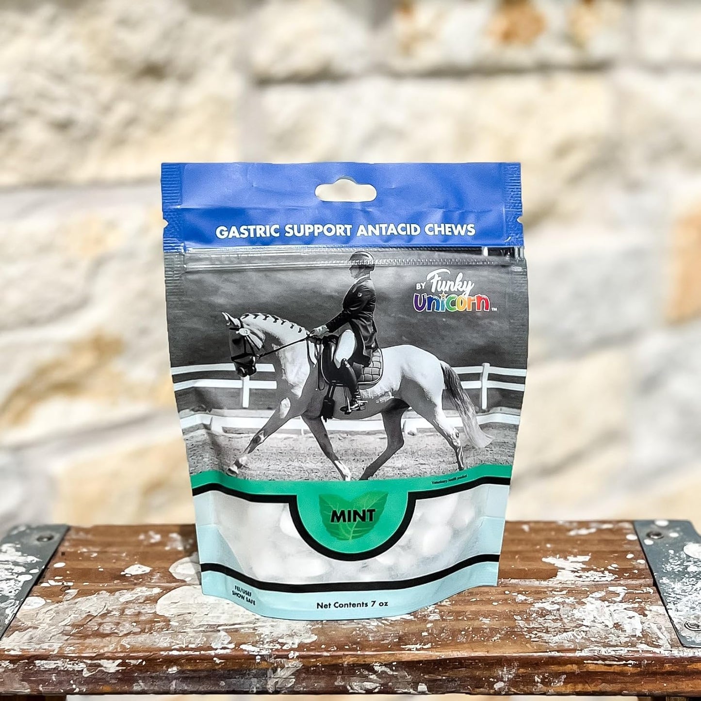 Mint Flavored Funky Unicorn Antacid Chews for Gastric Support