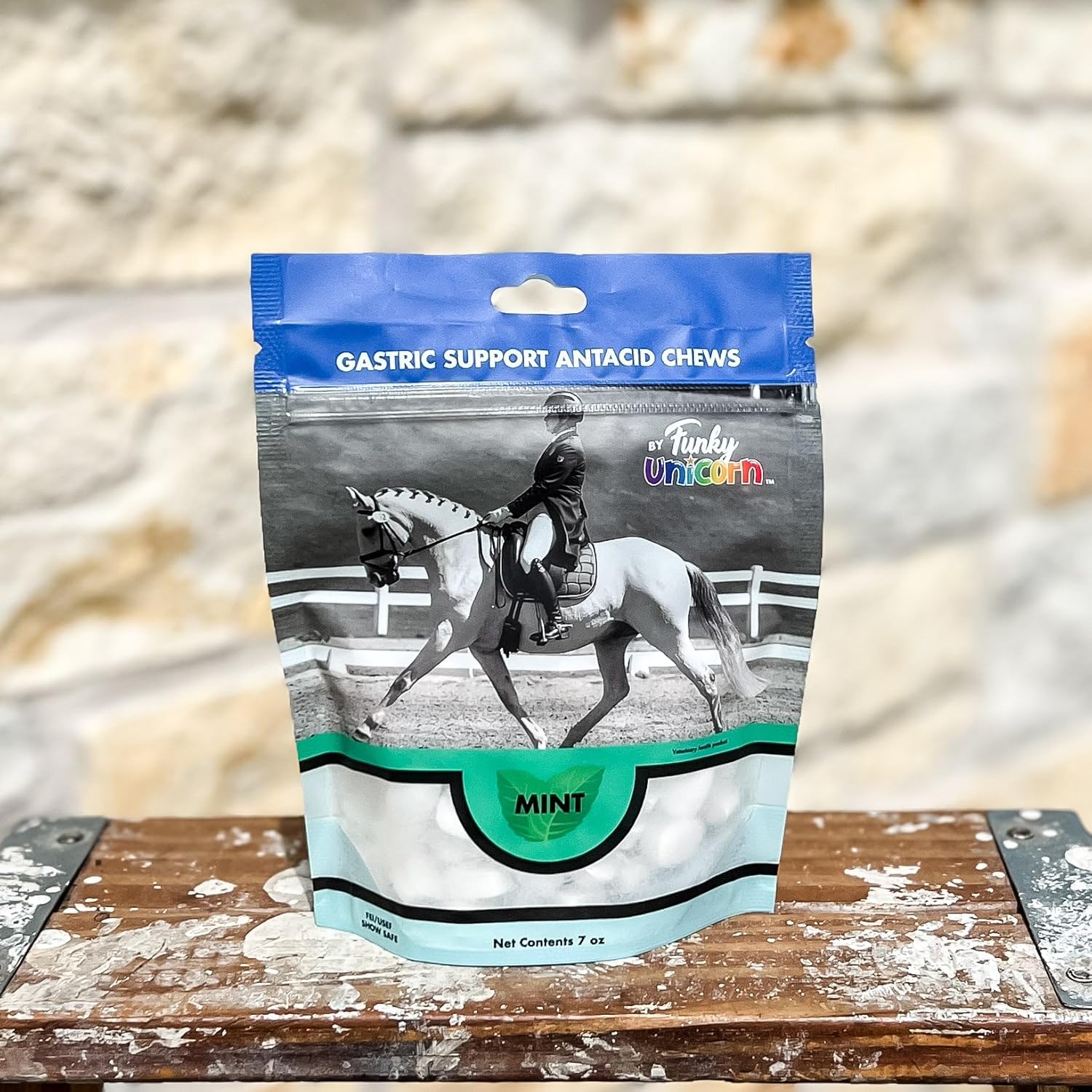 Mint Flavored Funky Unicorn Antacid Chews for Gastric Support