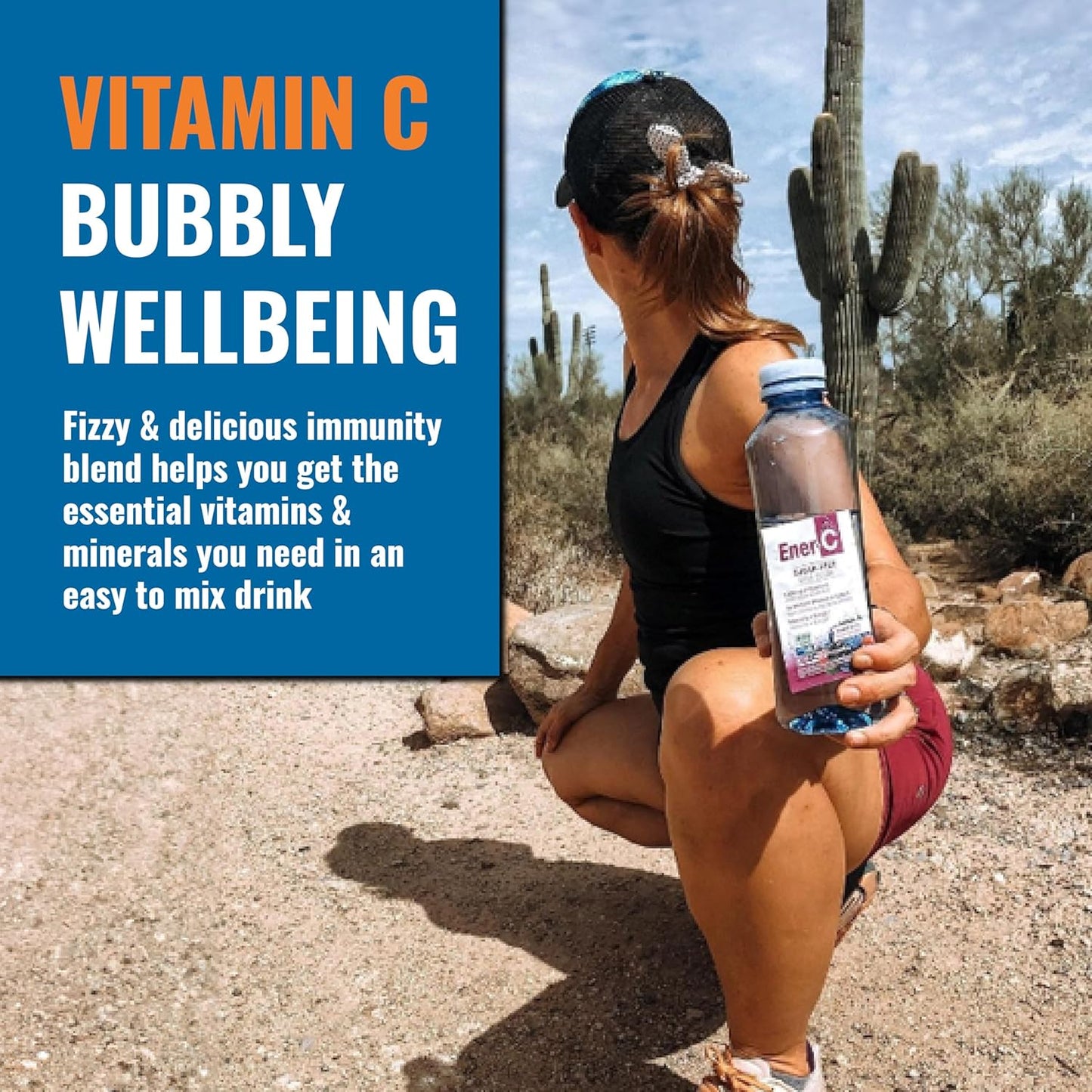 Mixed Berry Ener-C Sugar-Free Multivitamin Drink Mix - 1000mg Vitamin C & Electrolytes for Immunity Support - Vegan & Gluten-Free - 30 Packets