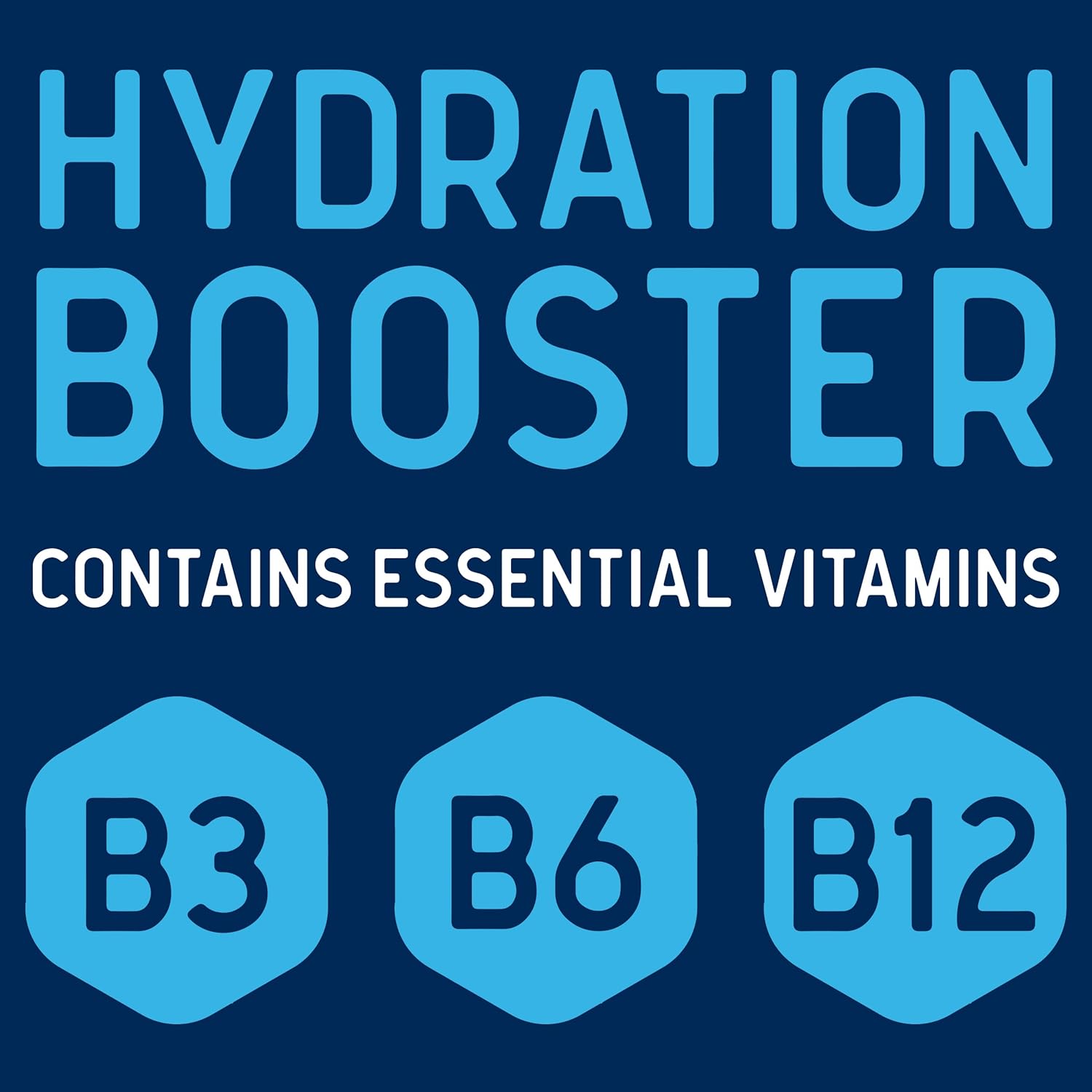 Mixed Berry Hydrate Electrolyte Liquid Drops with Essential Vitamins B3, B6, B12 - Low Sugar, Low Calorie Drink Enhancer (2 Pack)