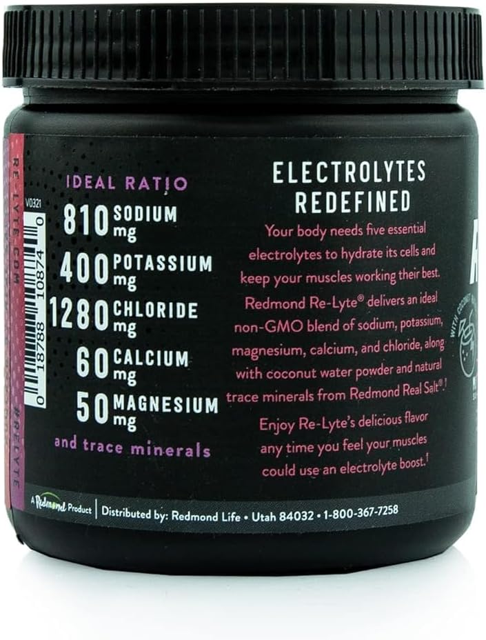 Mixed Berry Re-Lyte Electrolyte Drink Powder - 30 Servings, 6.88 oz