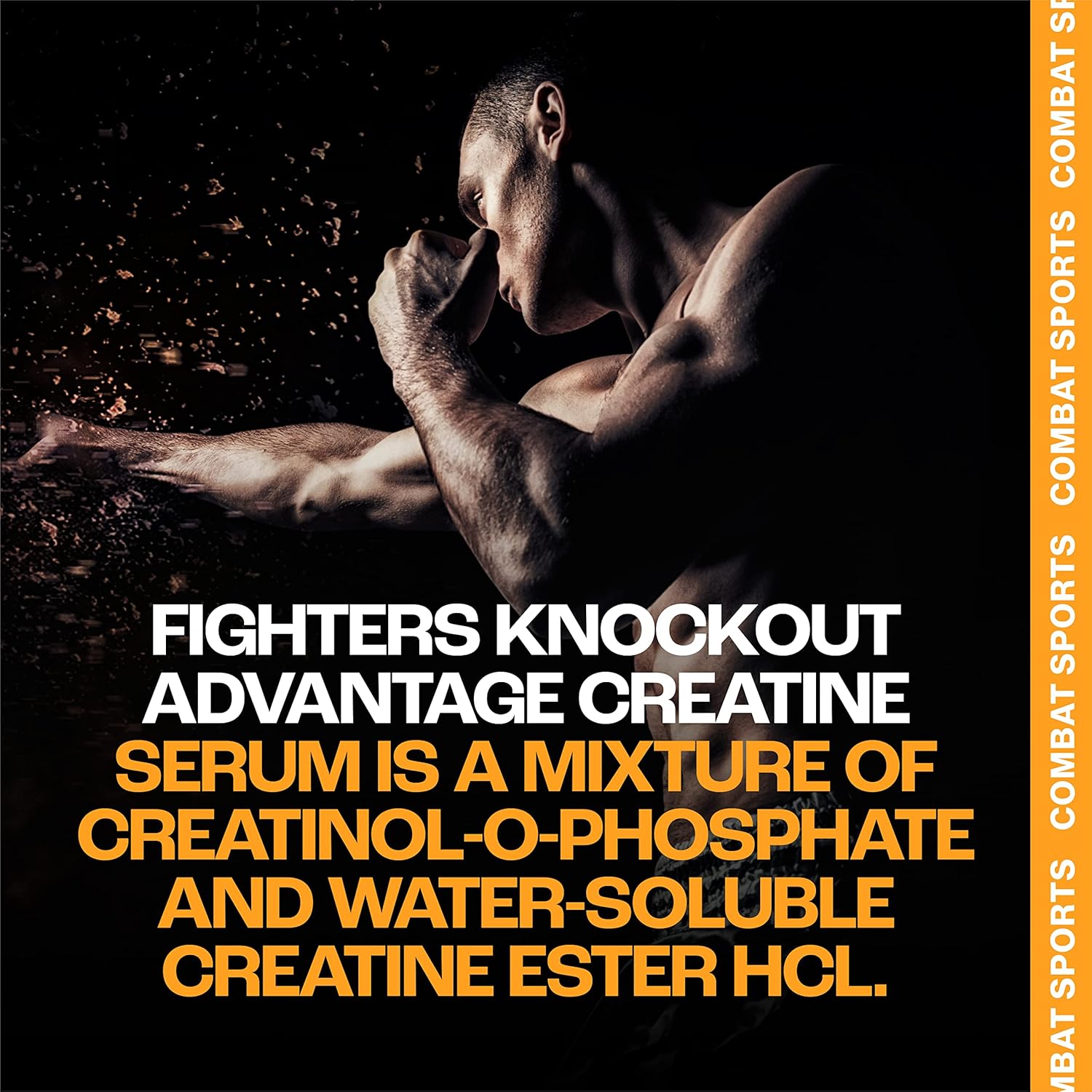 MMUSA Fighters Creatine Serum: Enhance Boxing Performance with MSM, Amino Acids, Vitamins & Glucosamine - Strawberry, 5.1 Fl Oz