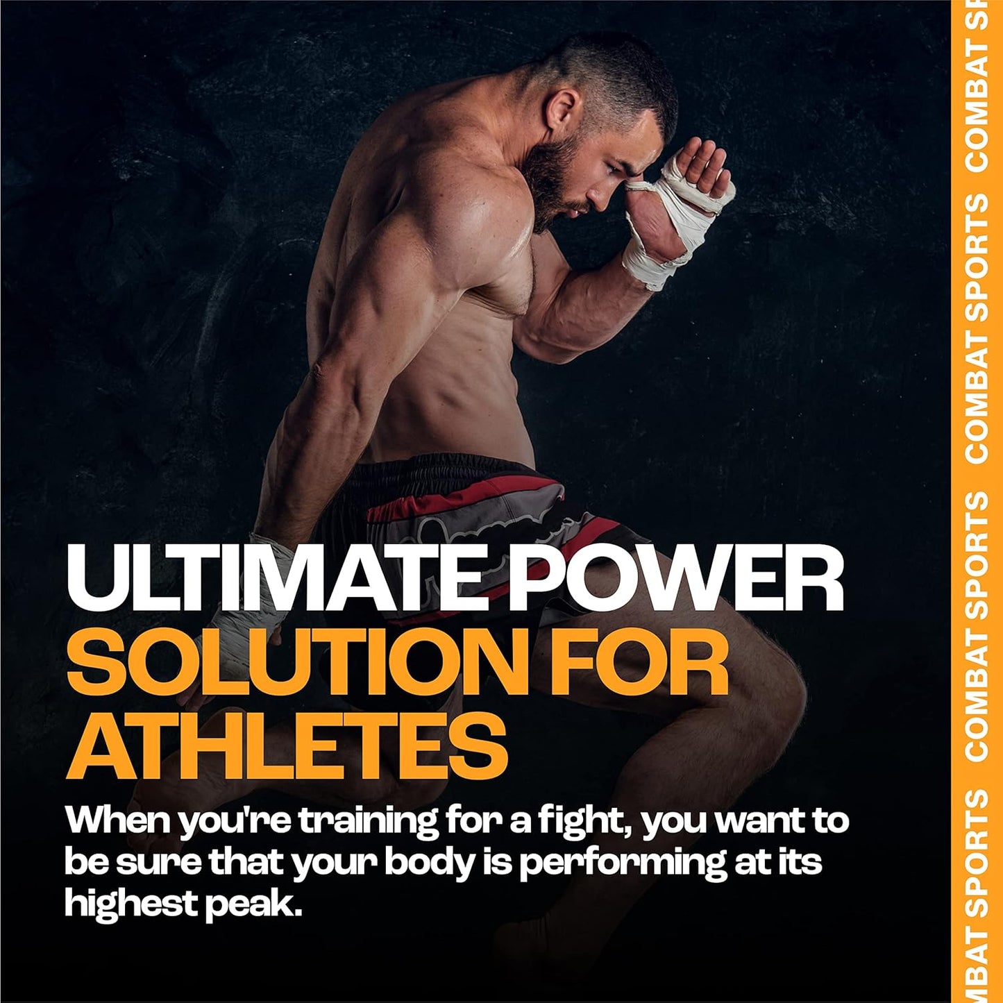 MMUSA Fighters Creatine Serum: Enhance Boxing Performance with MSM, Amino Acids, Vitamins & Glucosamine - Strawberry, 5.1 Fl Oz