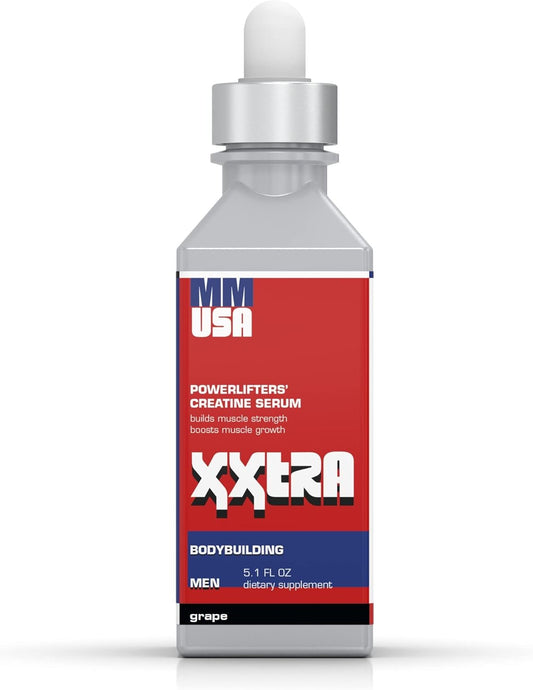 MMUSA XXTRA Pre-Workout: Instant Energy, Power, and Stamina Supplement for Bodybuilding, Crossfit, Powerlifting, and Sports - Grape Flavor