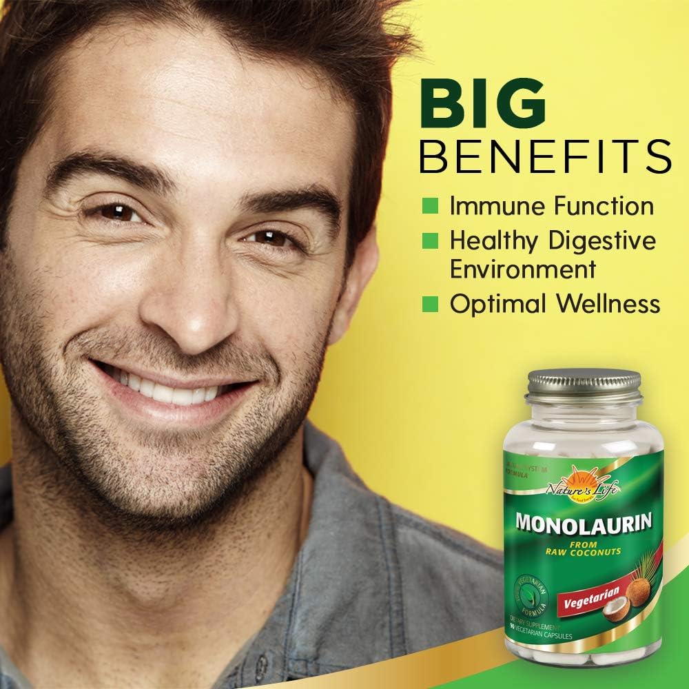 Monolaurin & Bromelain Sinus Ease Bundle for Immune & Respiratory Support - 90ct Monolaurin, 100ct Bromelain