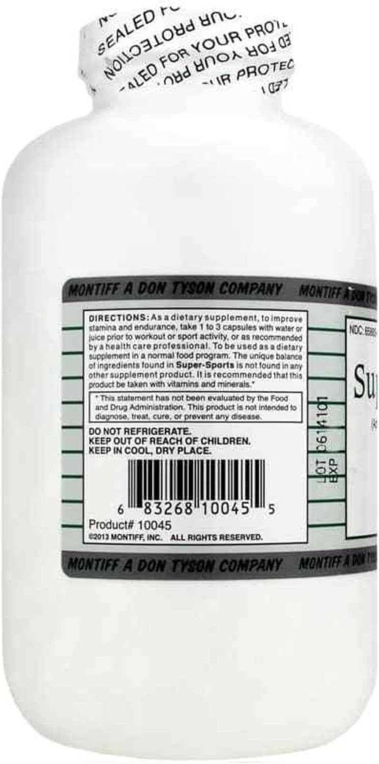 Montiff MindEyes Advanced Amino Acid Complex 750mg - Dietary Supplement 200 Capsules