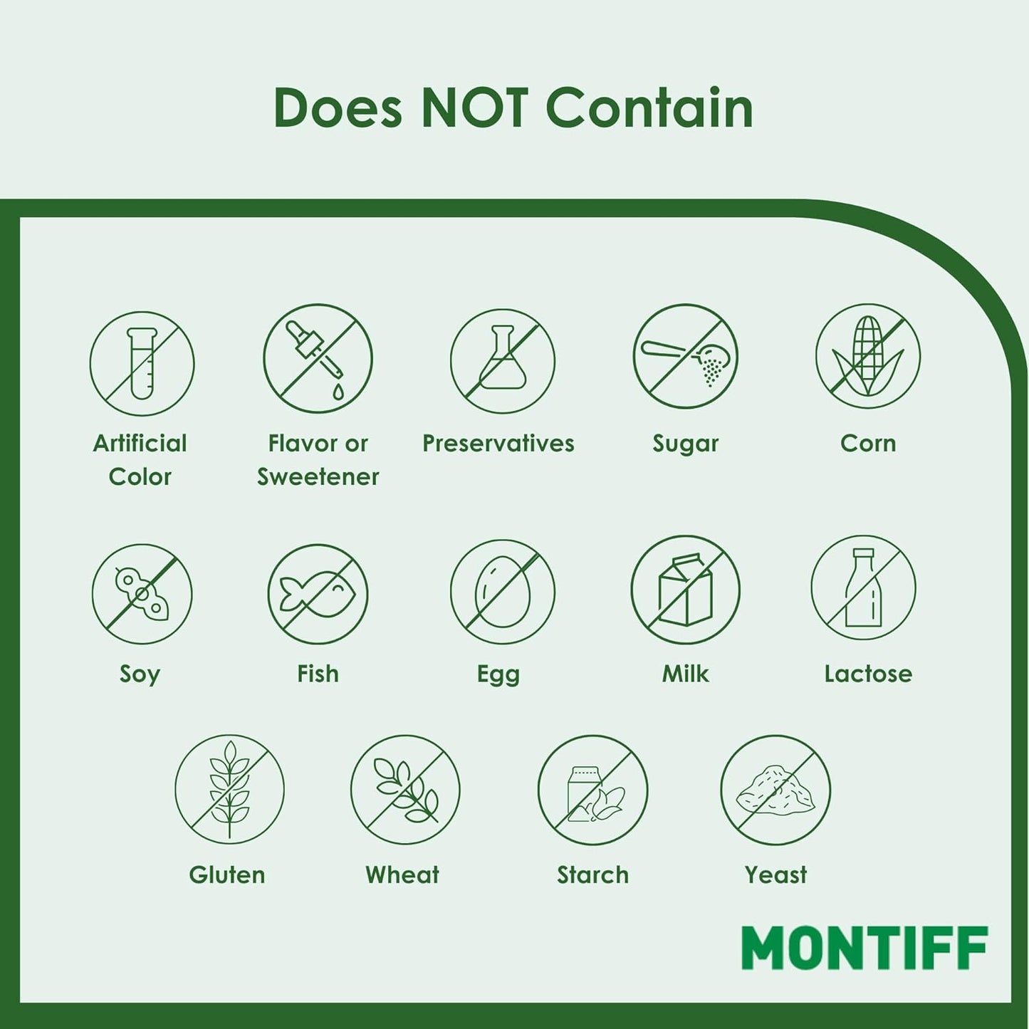 Montiff MindEyes Advanced Amino Acid Complex 750mg - Dietary Supplement 200 Capsules