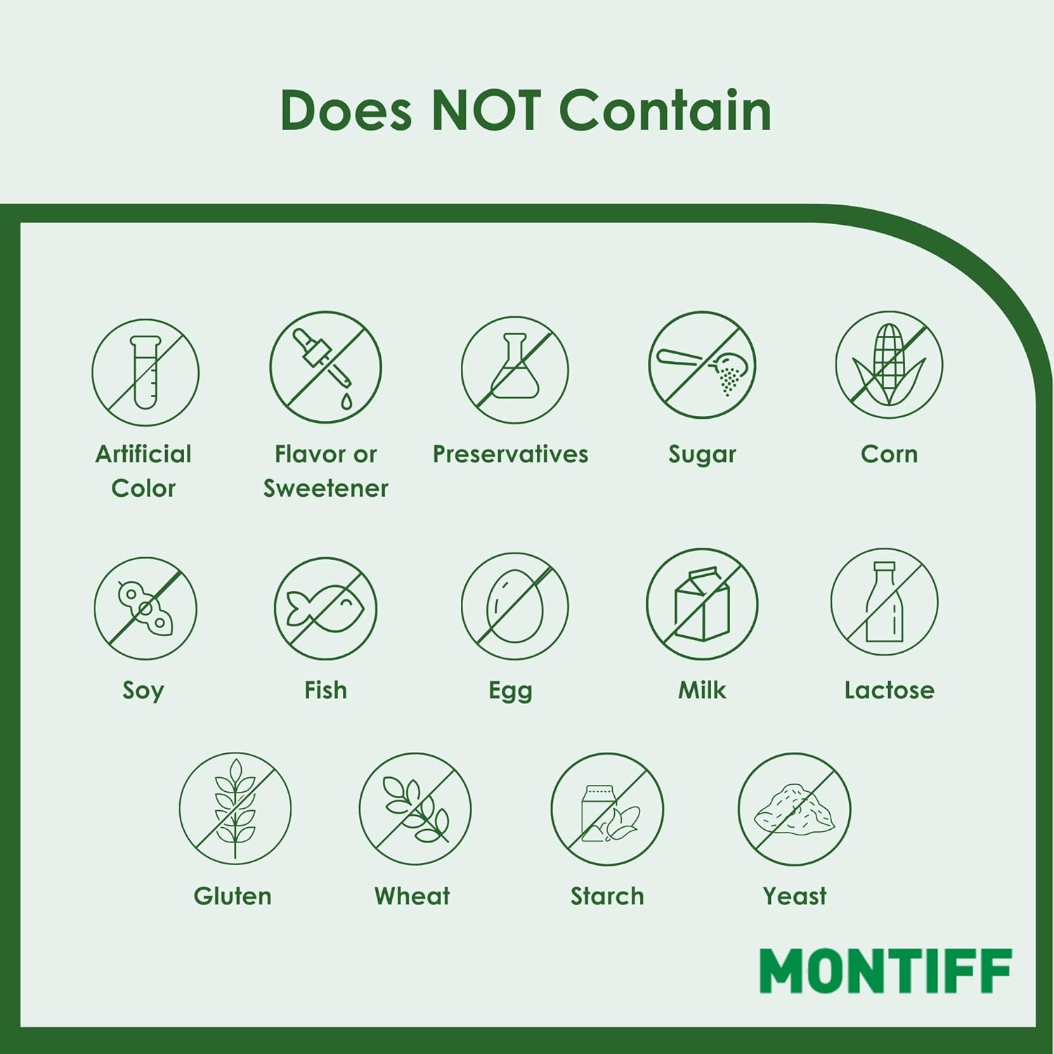 Montiff MindEyes Advanced Amino Acid Complex 750mg - Dietary Supplement 200 Capsules