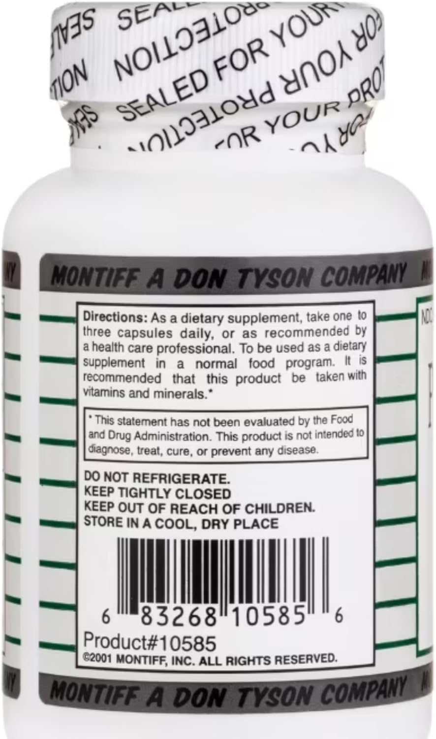Montiff MindEyes L-Serine 500mg Capsules - Cognitive Support Dietary Supplement