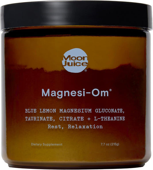 Moon Juice Magnesi-om Blue Lemon Powder - Large 16oz Container