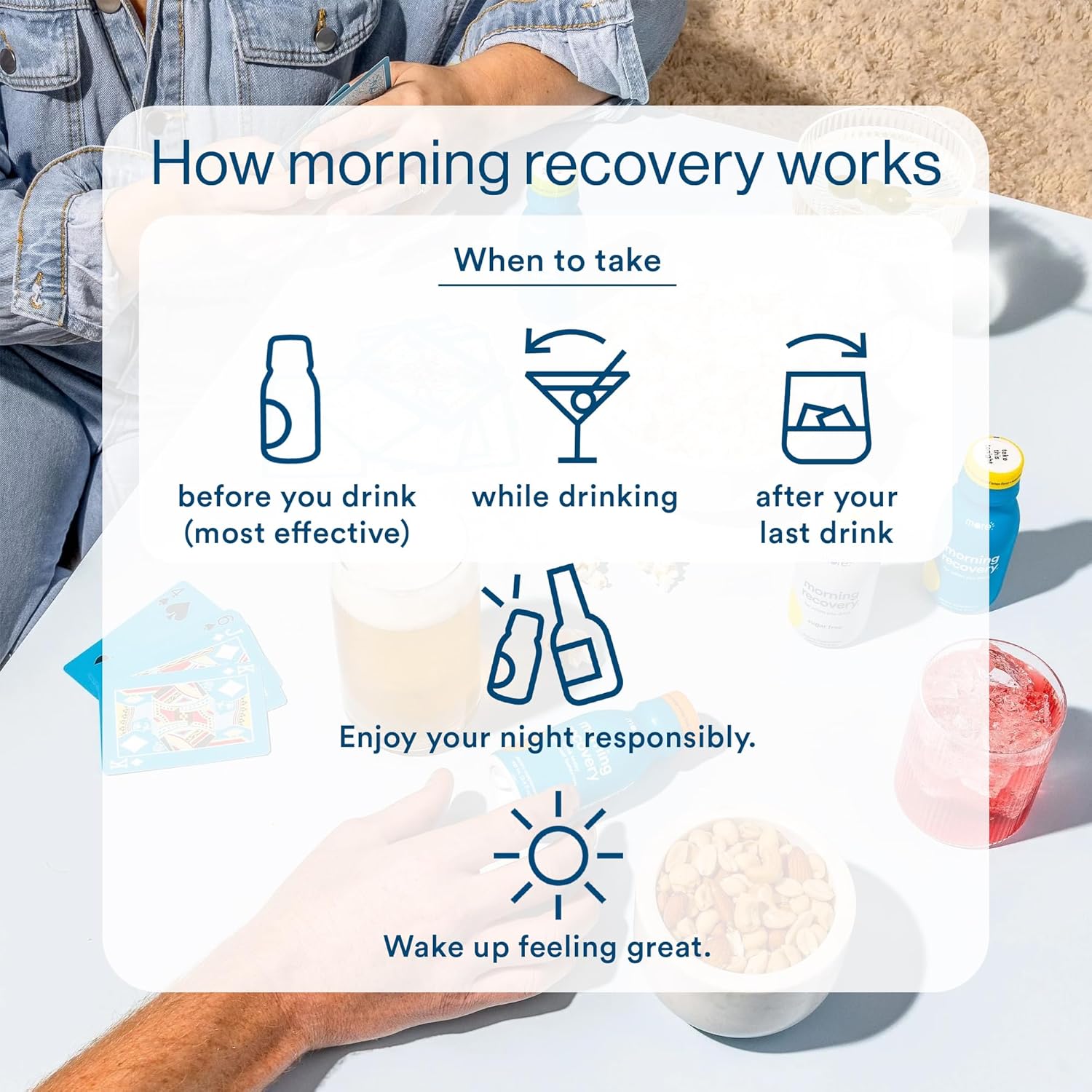 Morning Recovery Electrolyte Milk Thistle Drink - 24 Pack Sugar-Free Lemon DHM Liquid for Hydration & Morning Recovery