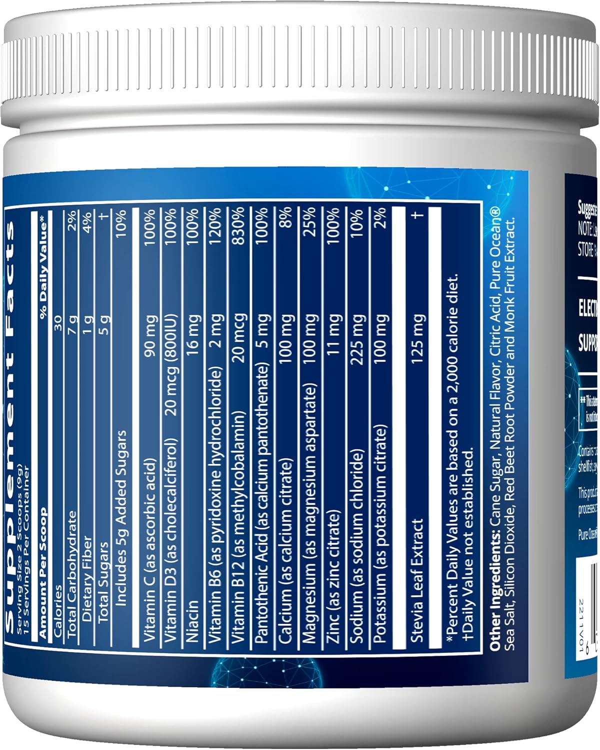 MRM Nutrition Hydration + Blueberry Açai Flavor Electrolyte Boost with Vitamins, 15 Servings, Vegan & Gluten-Free