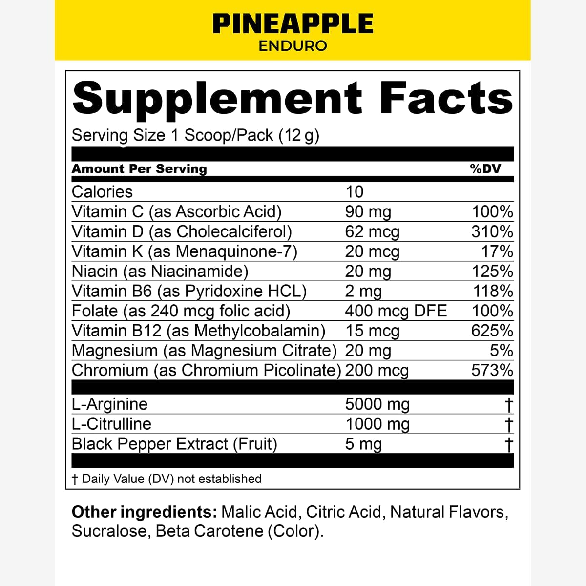 MTN OPS Enduro and Hydrate Pineapple Combo Pack - Energize and Hydrate with Pineapple Flavors