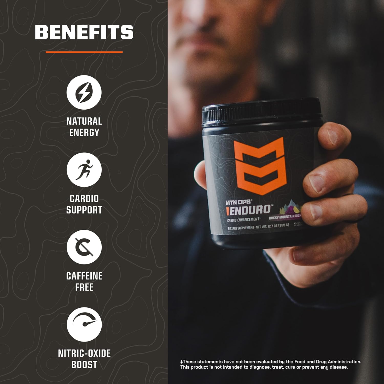 MTN OPS Enduro Nitric Oxide Supplement & Stim-Free Pre Workout - Pink Lemonade - 30 Servings - Magnesium Citrate, Beet Root, Niacinamide, L Arginine, L Citrulline