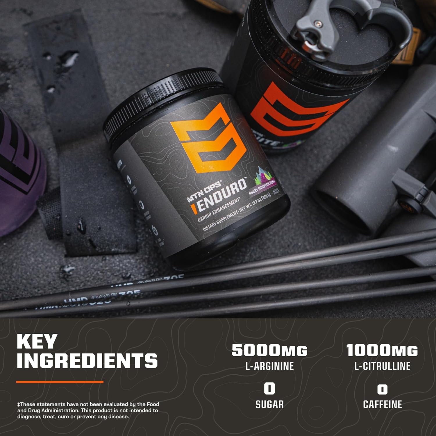 MTN OPS Enduro Nitric Oxide Supplement & Stim-Free Pre Workout - Pink Lemonade - 30 Servings - Magnesium Citrate, Beet Root, Niacinamide, L Arginine, L Citrulline