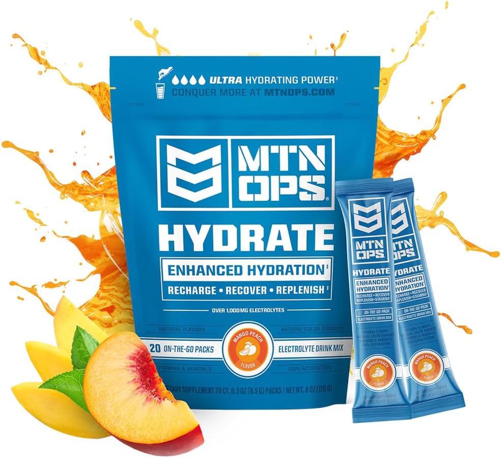 MTN OPS Hydrate and Super Reds Combo Pack - Boost Hydration and Antioxidants