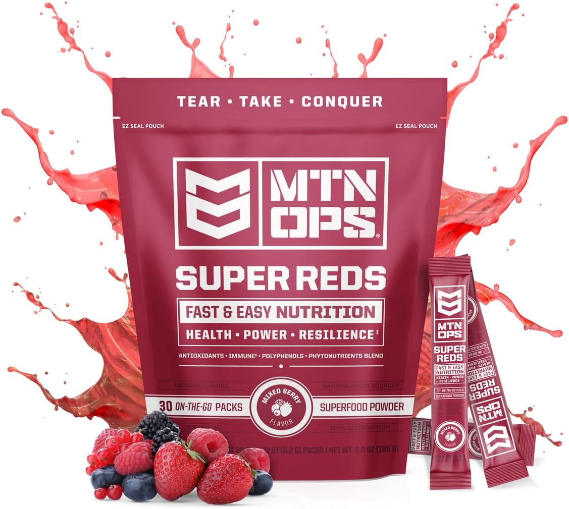 MTN OPS Hydrate and Super Reds Combo Pack - Boost Hydration and Antioxidants